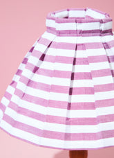 Abajur de Mesa - Listrado Horizontal Roxo